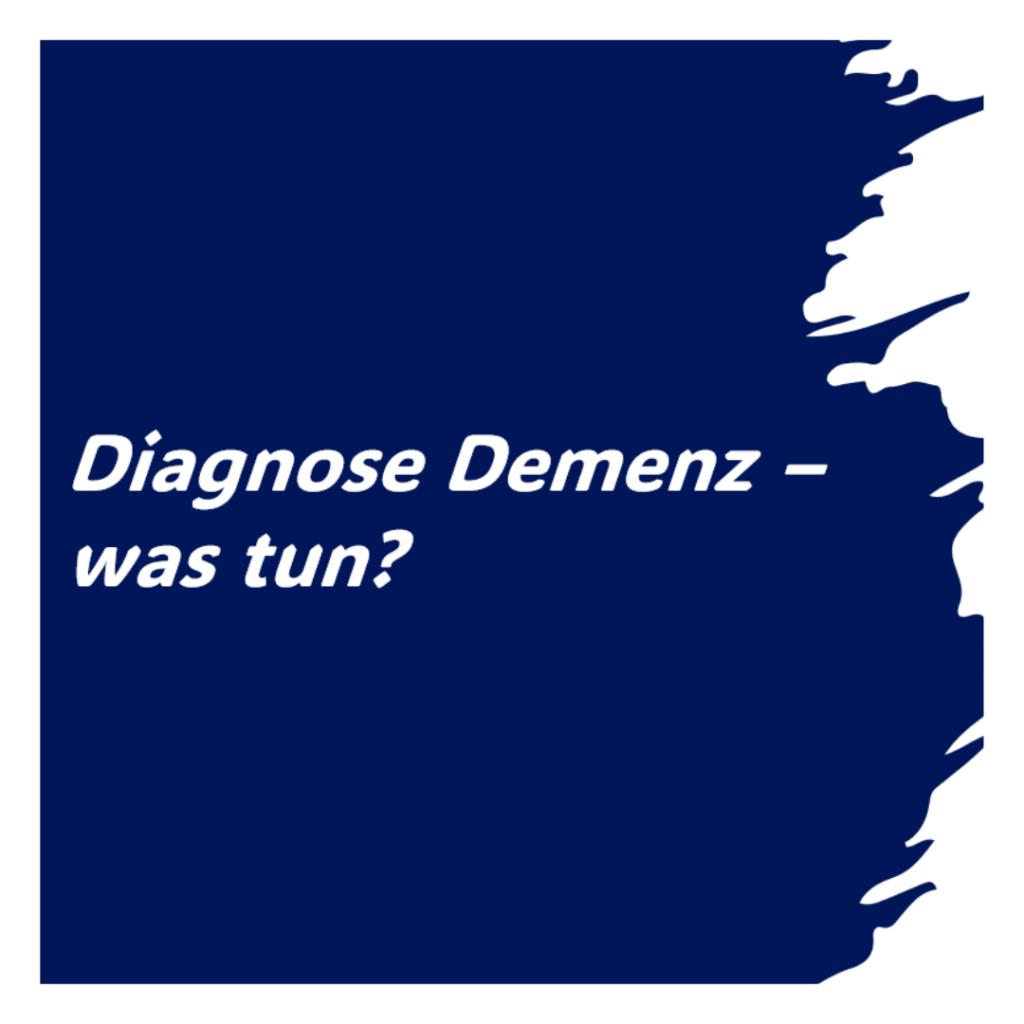 Die Titelfolie meines Vortrags "Diagnose Demenz - was tun?"