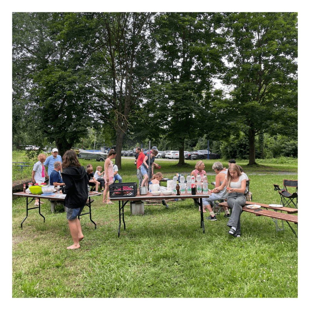 Grillen am Begrüßungsabend