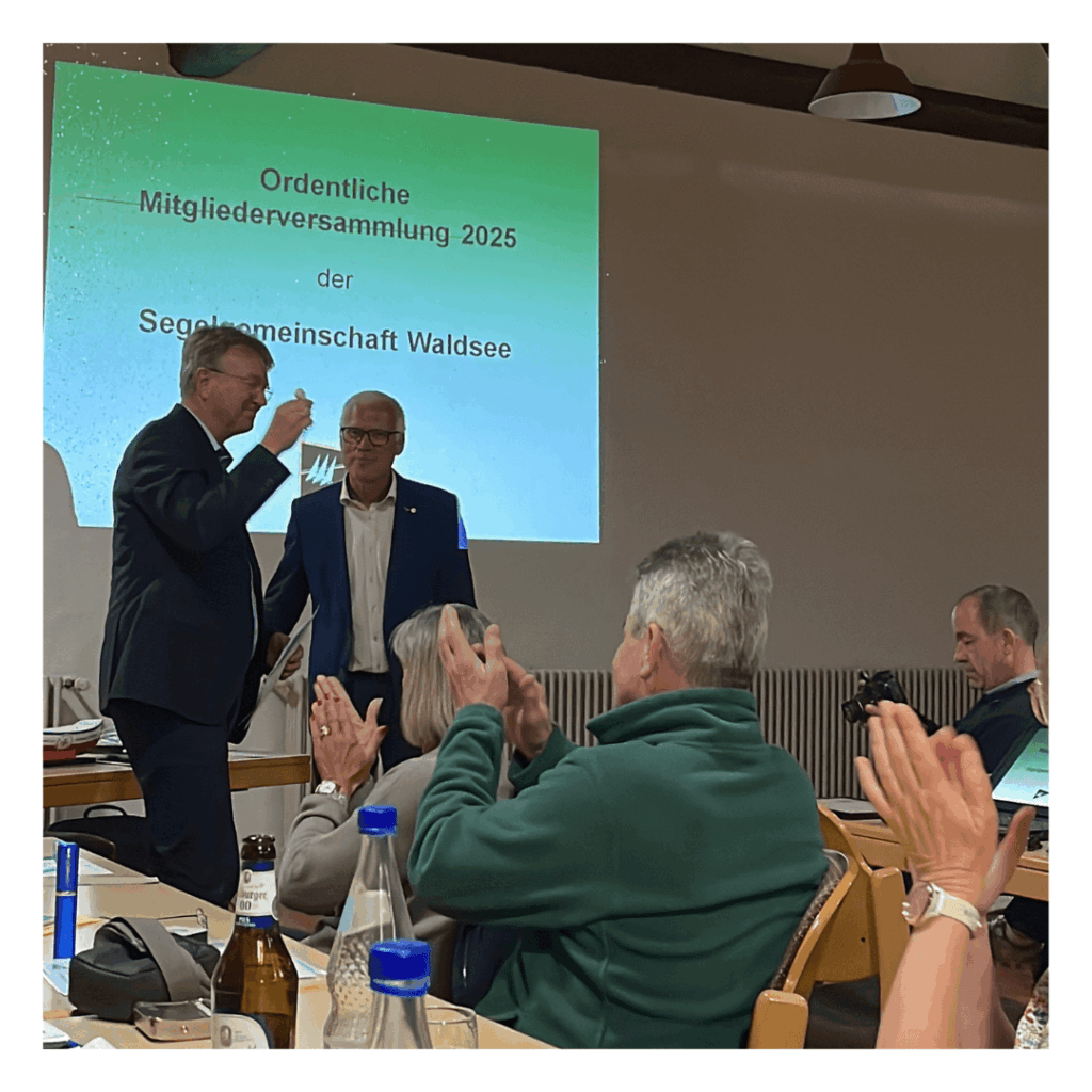 Alter und neuer Vorstand der SG Waldsee