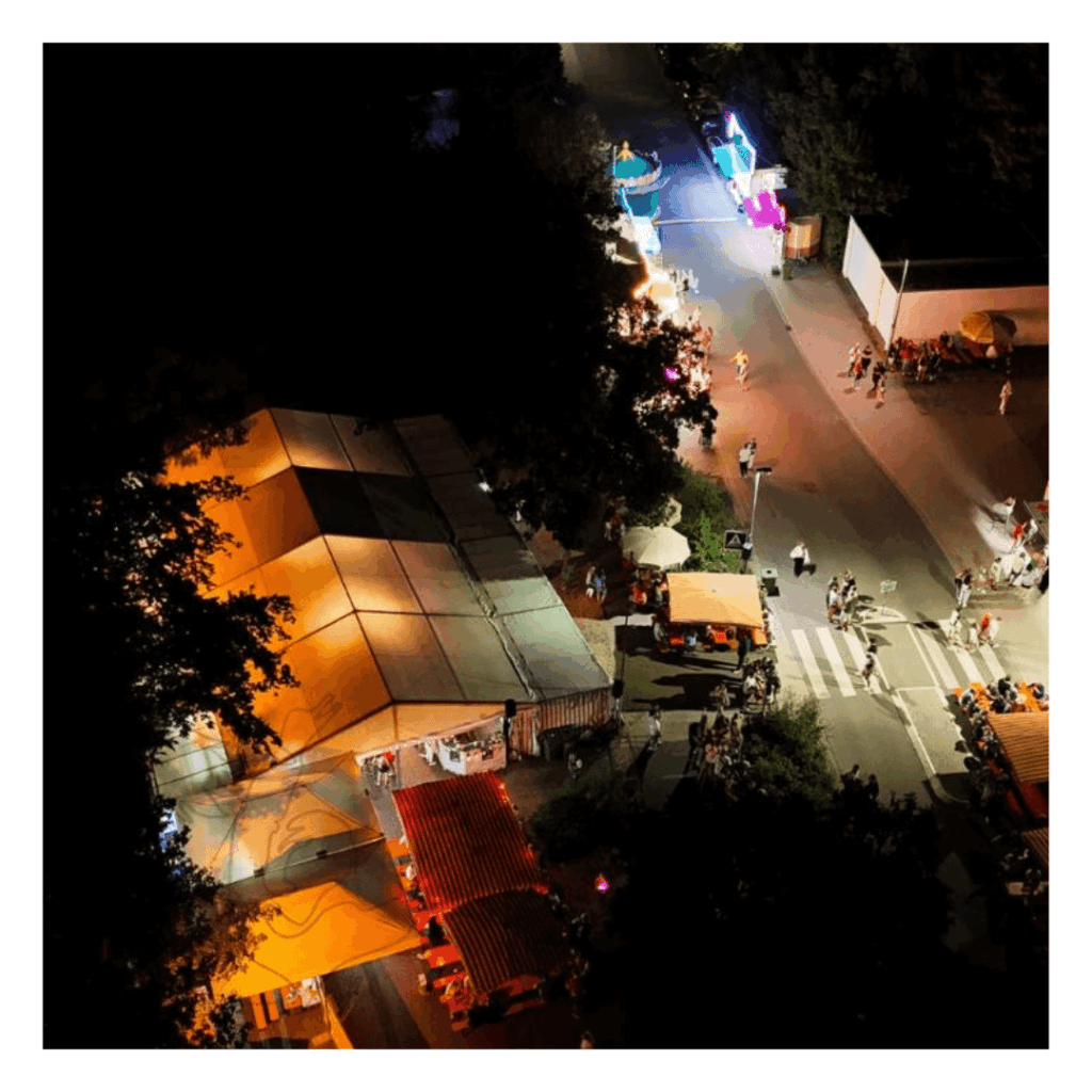Die Kerwe bei Nacht