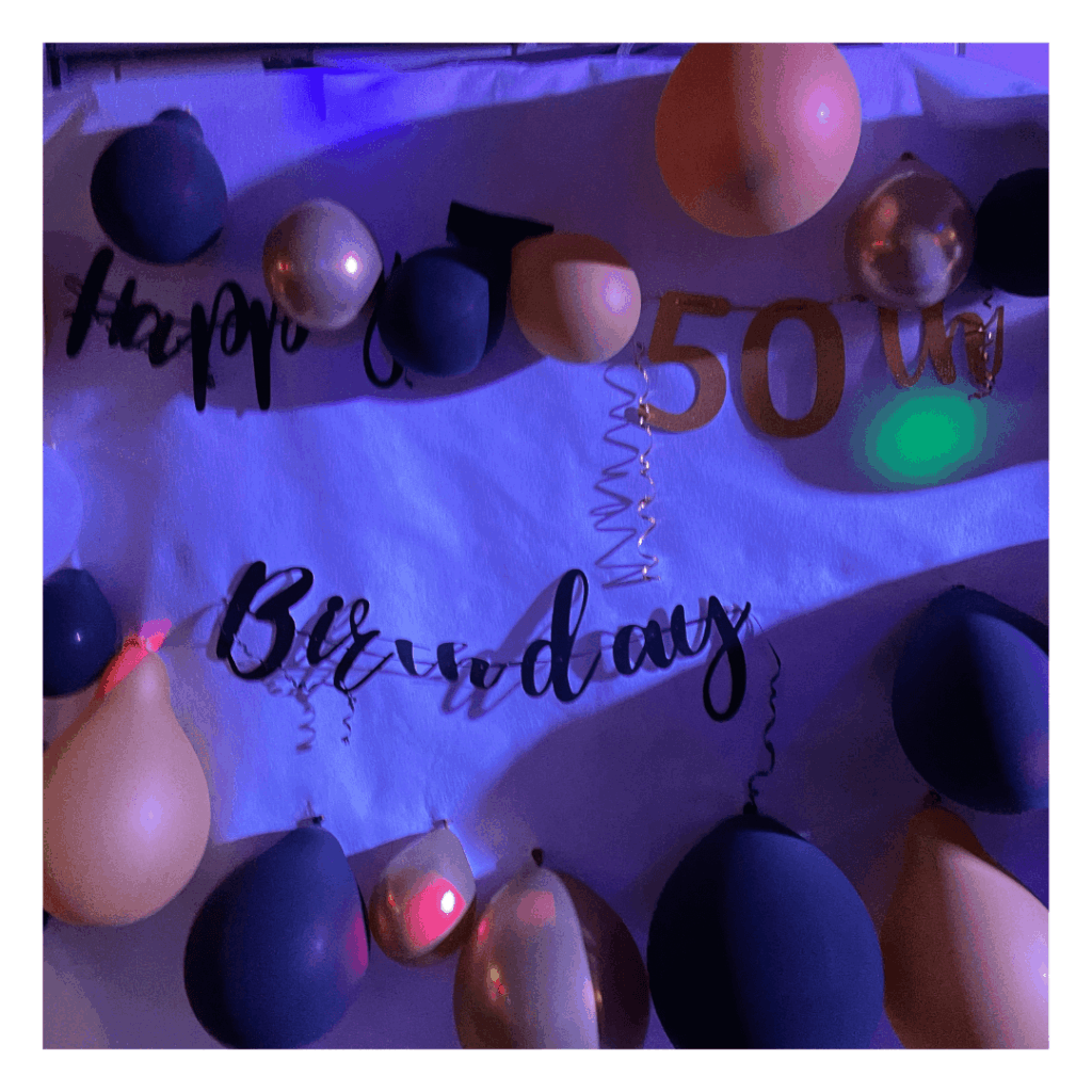 50 Geburtstagsfeier