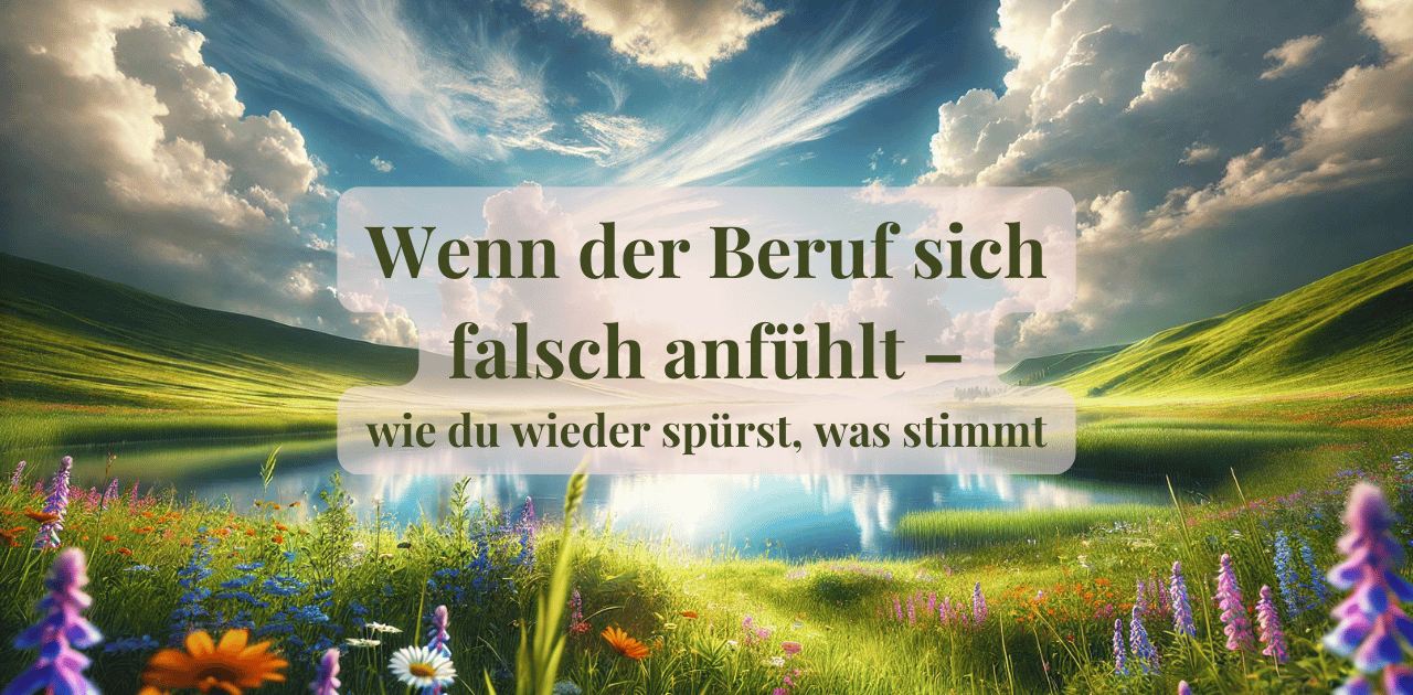 Du betrachtest gerade Wenn der Beruf sich falsch anfühlt