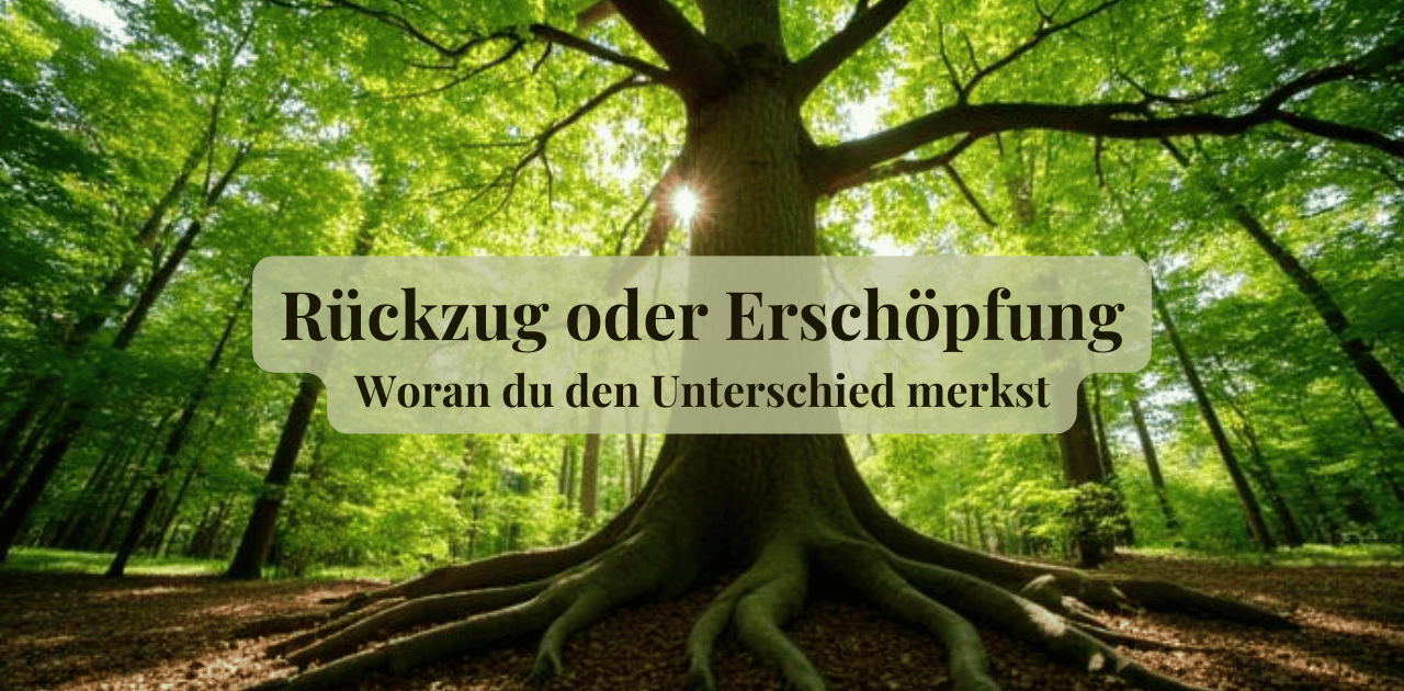 Du betrachtest gerade Rückzug oder Erschöpfung